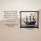 Black Pearl Pirate Ship Midsize With Display Case