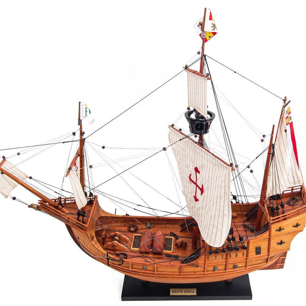 SANTA MARIA COLUMBUS MODEL SHIP | Museum-quality | Fully Assembled Wooden Ship Models For Wholesale