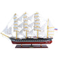 KRUZENSHTERN PAINTED L80CM | High-quality | Fully Assembled Wooden Ship Models For Wholesale