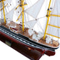 KRUZENSHTERN PAINTED L80CM | High-quality | Fully Assembled Wooden Ship Models For Wholesale