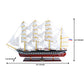 KRUZENSHTERN PAINTED L80CM | High-quality | Fully Assembled Wooden Ship Models For Wholesale