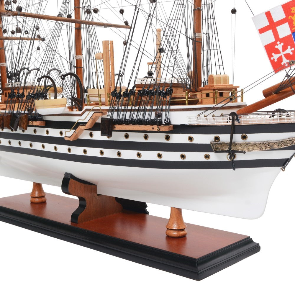 AMERIGO VESPUCCI MODEL SHIP PAINTED MEDIUM | Museum-quality | Fully Assembled Wooden Ship Models For Wholesale