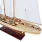 ATLANTIC YACHT Model Yacht | Museum-quality | Fully Assembled Wooden Ship Model For Wholesale