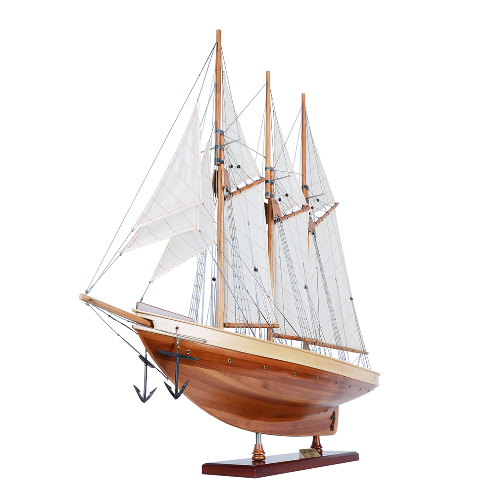 ATLANTIC YACHT Model Yacht | Museum-quality | Fully Assembled Wooden Ship Model For Wholesale