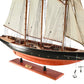 ATLANTIC PAINTED LARGE | Partially Assembled Wooden Yacht Model For Wholesale