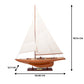 COLUMBIA Model Yacht Medium | Museum-quality | Fully Assembled Wooden Ship Model For Wholesalec