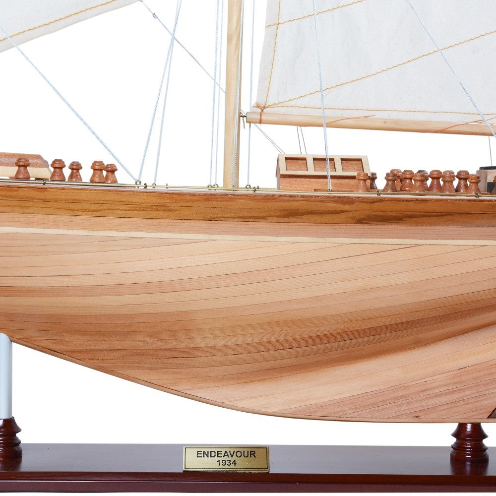 ENDEAVOUR Model Yacht Xlarge | Fully Assembled Wooden Ship Model For Wholesale