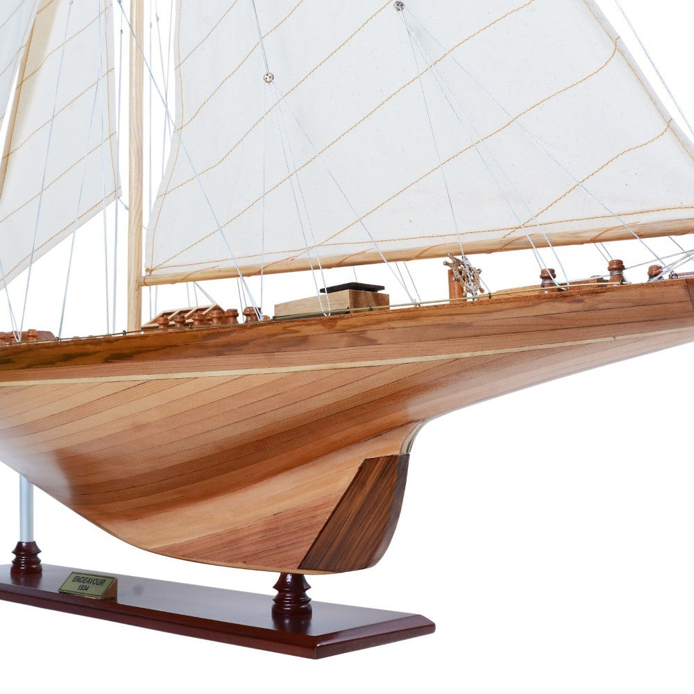 ENDEAVOUR Model Yacht Xlarge | Fully Assembled Wooden Ship Model For Wholesale