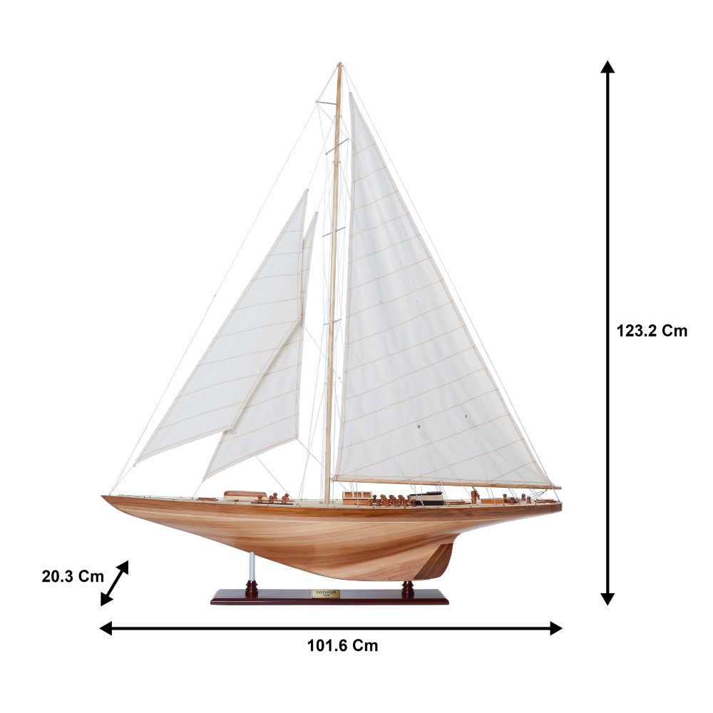 ENDEAVOUR Model Yacht Xlarge | Fully Assembled Wooden Ship Model For Wholesale