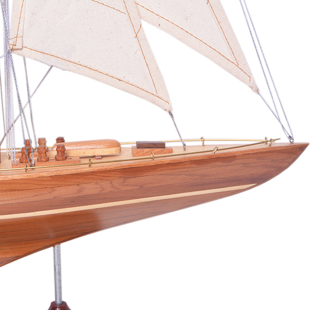 ENDEAVOUR (L50) | Museum-quality | Partially Assembled Wooden Yacht Model For Wholesale