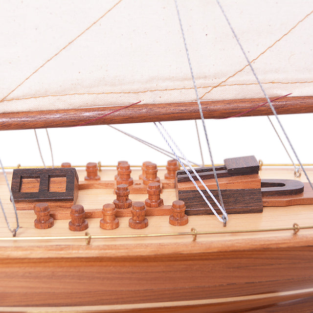 ENDEAVOUR (L50) | Museum-quality | Partially Assembled Wooden Yacht Model For Wholesale