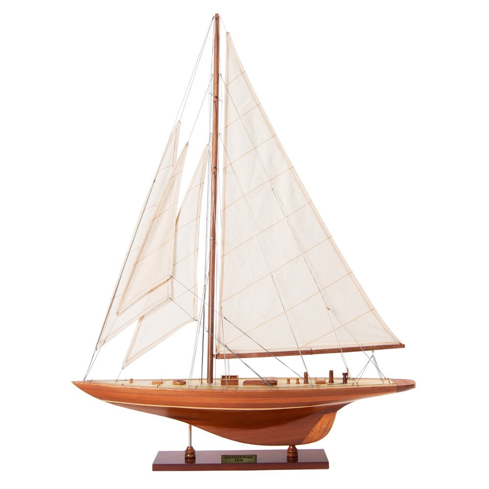ENTERPRISES Model Yacht Medium | Museum-quality | Fully Assembled Wooden Ship Model For Wholesale