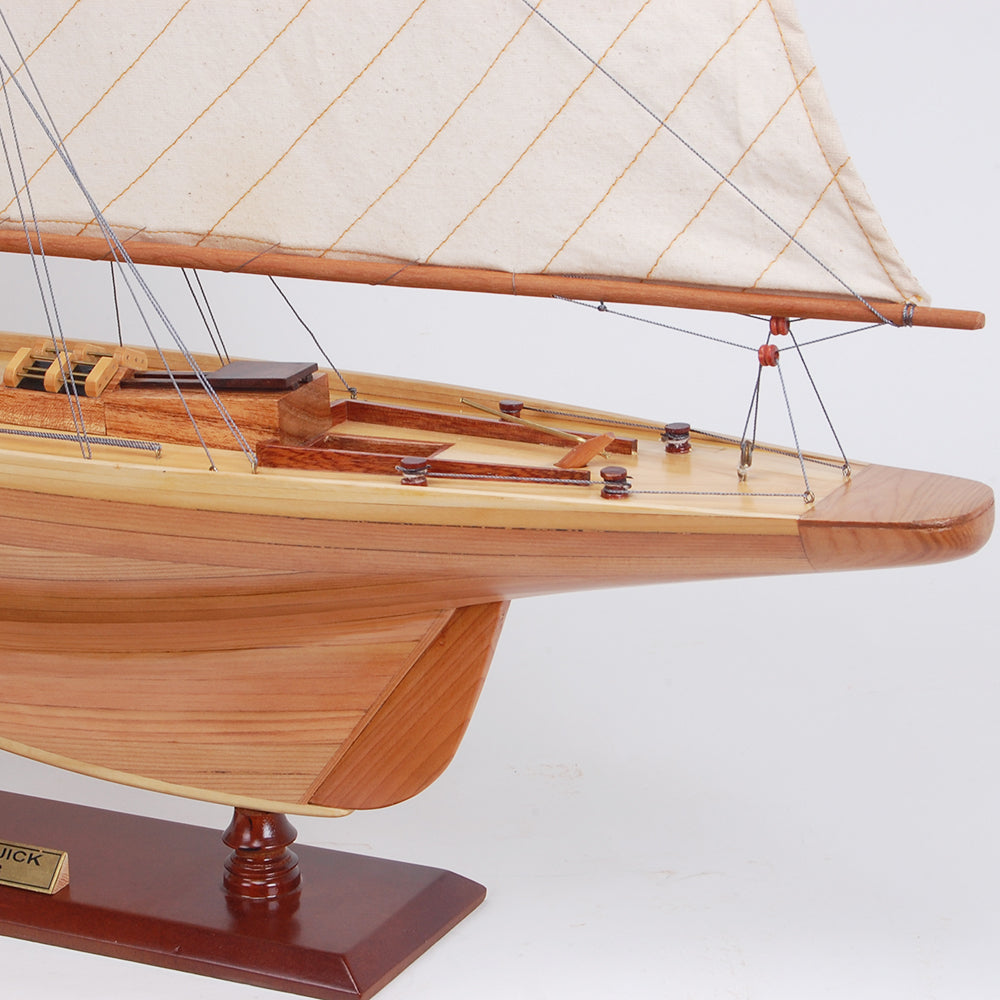 Pen Duick Model Yacht Large | Fully Assembled Wooden Ship Model For Wholesale