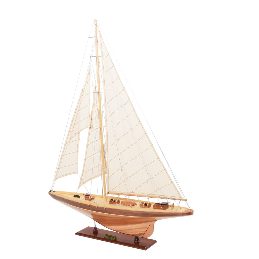 SHAMROCK Model Yacht L | Museum-quality | Fully Assembled Wooden Ship Model For Wholesale