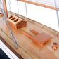 Enterprise Painted XLarge Sailboat Schooner Yacht Model
