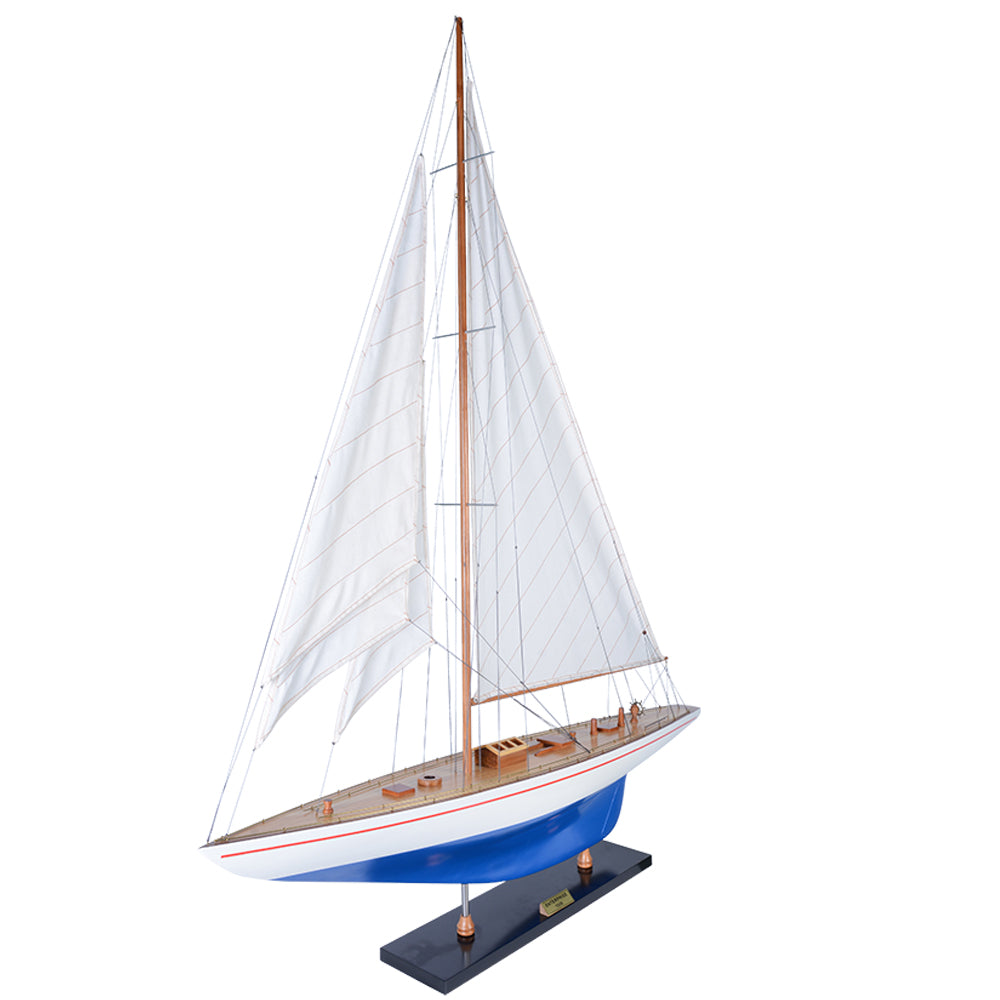 Enterprise Painted XLarge Sailboat Schooner Yacht Model