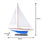 Enterprise Painted XLarge Sailboat Schooner Yacht Model