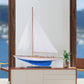 Enterprise Painted XLarge Sailboat Schooner Yacht Model