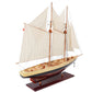 BLUENOSE II PAINTED L Model Yacht | Museum-quality | Partially Assembled Wooden Yacht Model For Wholesale