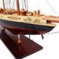 BLUENOSE II PAINTED L Model Yacht | Museum-quality | Partially Assembled Wooden Yacht Model For Wholesale