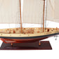 BLUENOSE II PAINTED L Model Yacht | Museum-quality | Partially Assembled Wooden Yacht Model For Wholesale