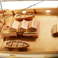 BLUENOSE II PAINTED L Model Yacht | Museum-quality | Partially Assembled Wooden Yacht Model For Wholesale