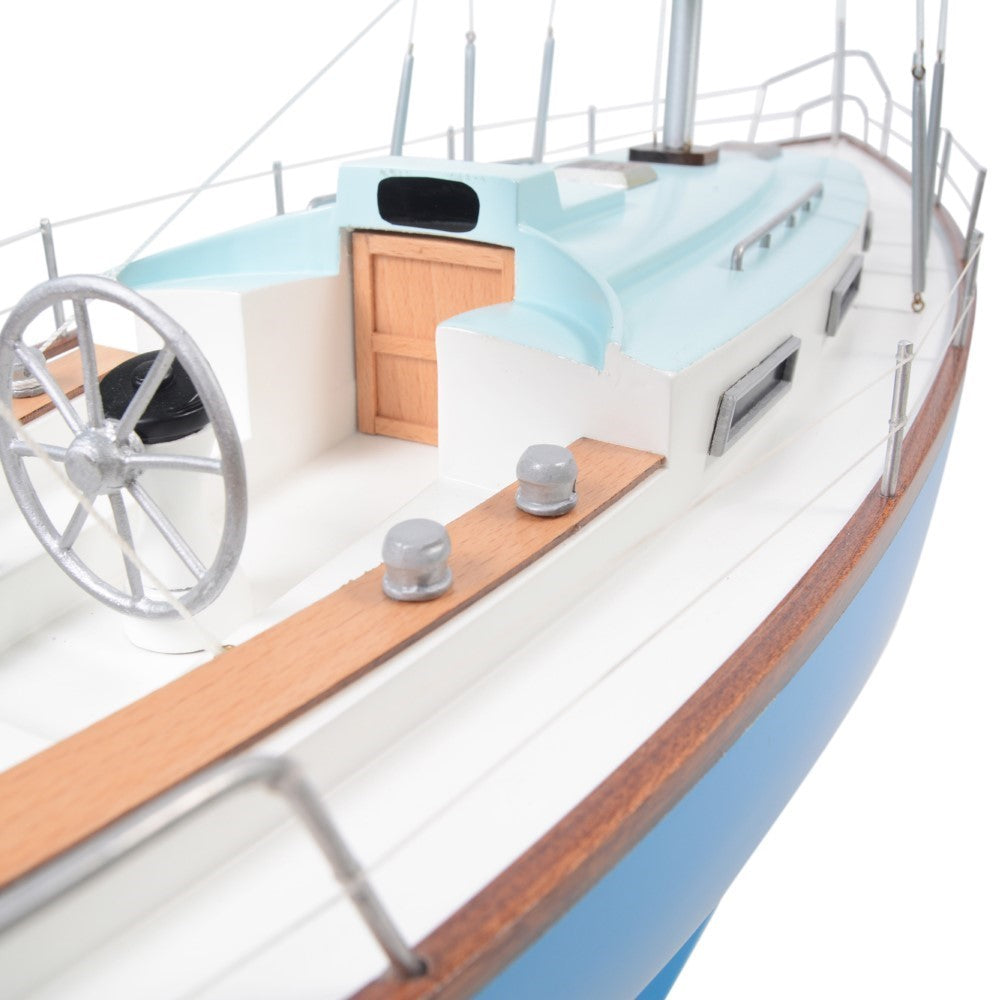 BRISTOL 35.5 Model Yacht | Partially Assembled Wooden Yacht Model For Wholesale