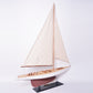 USS Constellation Painted Large Sailboat Schooner Yacht Model L81cm