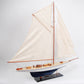 Defender Painted Model Yacht Large | Fully Assembled Wooden Ship Model For Wholesale