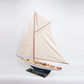 Defender Painted Model Yacht Large | Fully Assembled Wooden Ship Model For Wholesale