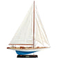 RAINBOW PAINTED LARGE | Museum-quality Cruiser| Fully Assembled Wooden Model Ship For Wholesale