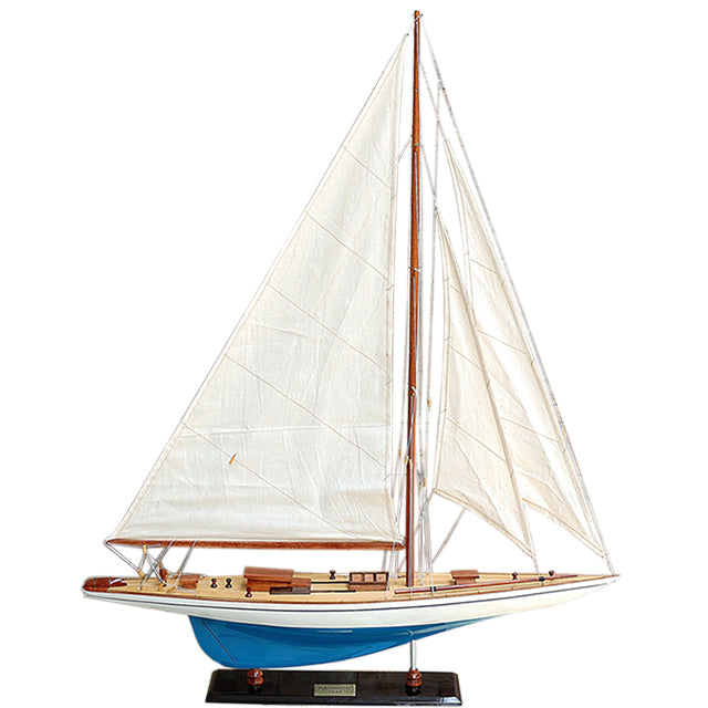 RAINBOW PAINTED LARGE | Museum-quality Cruiser| Fully Assembled Wooden Model Ship For Wholesale