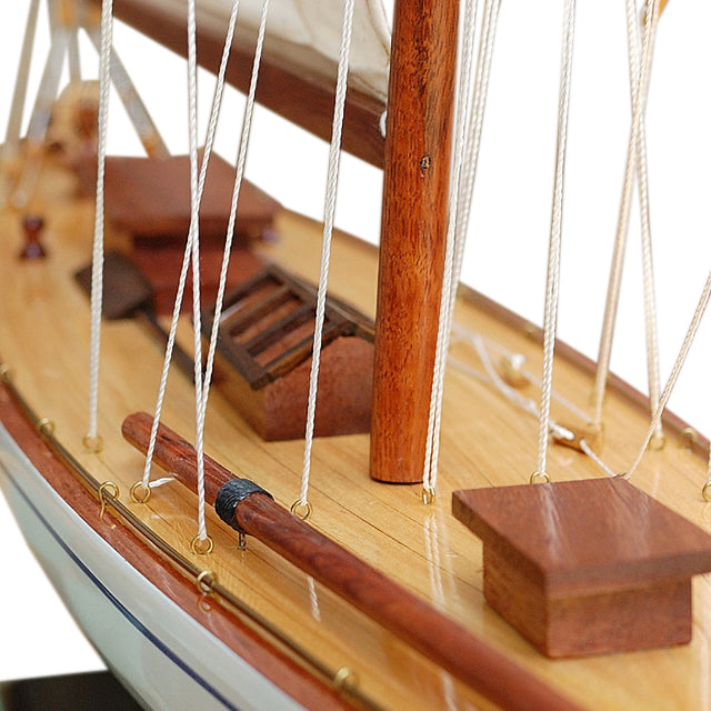 RAINBOW PAINTED LARGE | Museum-quality Cruiser| Fully Assembled Wooden Model Ship For Wholesale