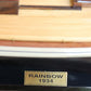 RAINBOW PAINTED LARGE | Museum-quality Cruiser| Fully Assembled Wooden Model Ship For Wholesale