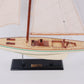 COLUMBIA PAINTED MODEL YACHT MEDIUM | Fully Assembled Wooden Ship Model For Wholesale