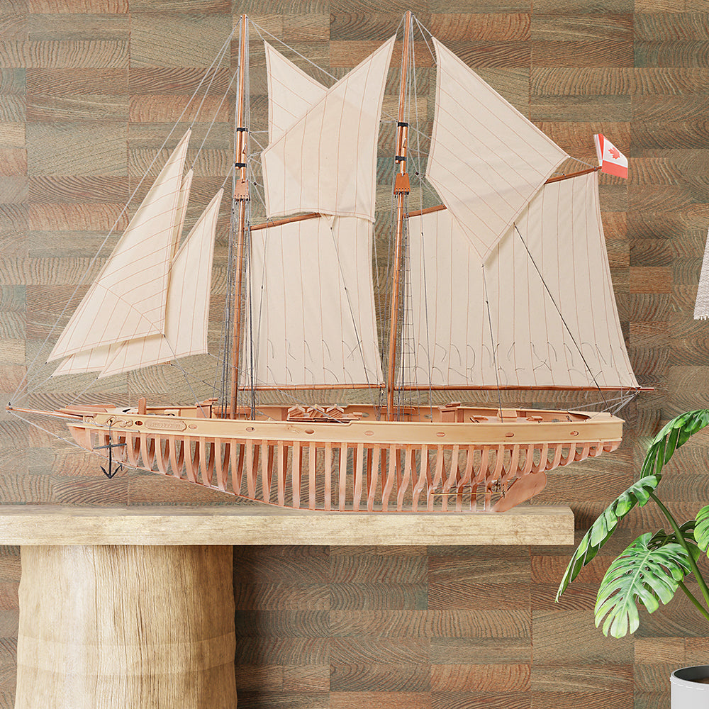 Y225 - Bluenose Open Hull Xlarge L101 Sailboat Model