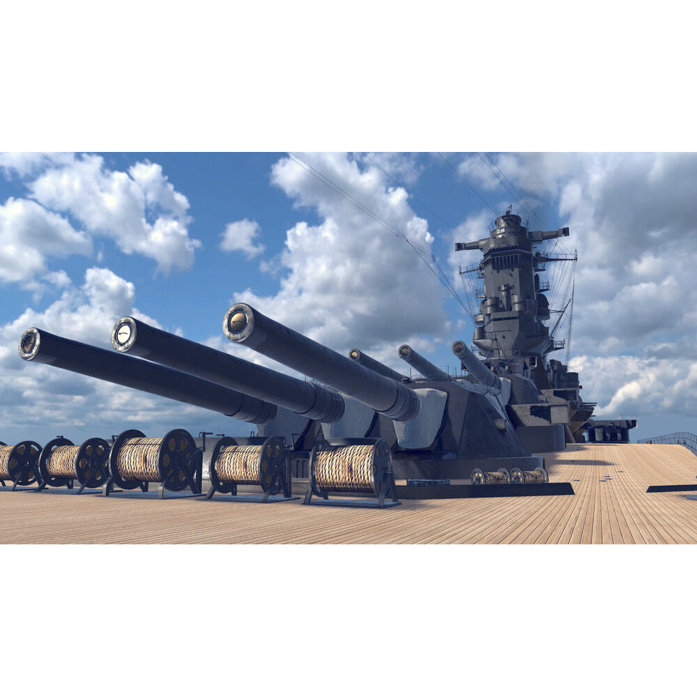 Japanese Yamato Battleship (1941) 30 Inches Model