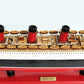 QUEEN MARY CRUISE SHIP MODEL MIDSIZE WITH DISPLAY CASE| High-quality Cruiser| Fully Assembled Wooden Model Ship
