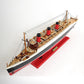 QUEEN MARY CRUISE SHIP MODEL MIDSIZE WITH DISPLAY CASE| High-quality Cruiser| Fully Assembled Wooden Model Ship