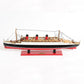 QUEEN MARY CRUISE SHIP MODEL MIDSIZE WITH DISPLAY CASE| High-quality Cruiser| Fully Assembled Wooden Model Ship