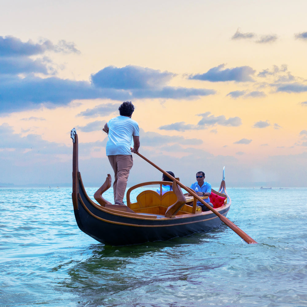VENETIAN GONDOLA REAL BOAT | Wooden Kayak | Boat | Canoe with Paddles for fishing and water sports For Wholesale