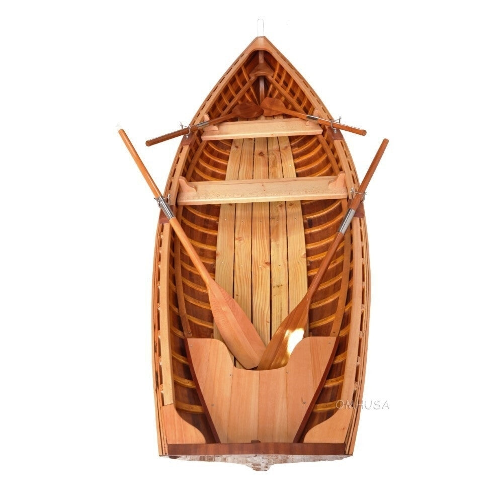 CLINKER BUILT WHITEHALL ROW BOAT 12 FEET | WOODEN BOAT | CANOE | KAYAK | GONDOLA | DINGHY For Wholesale