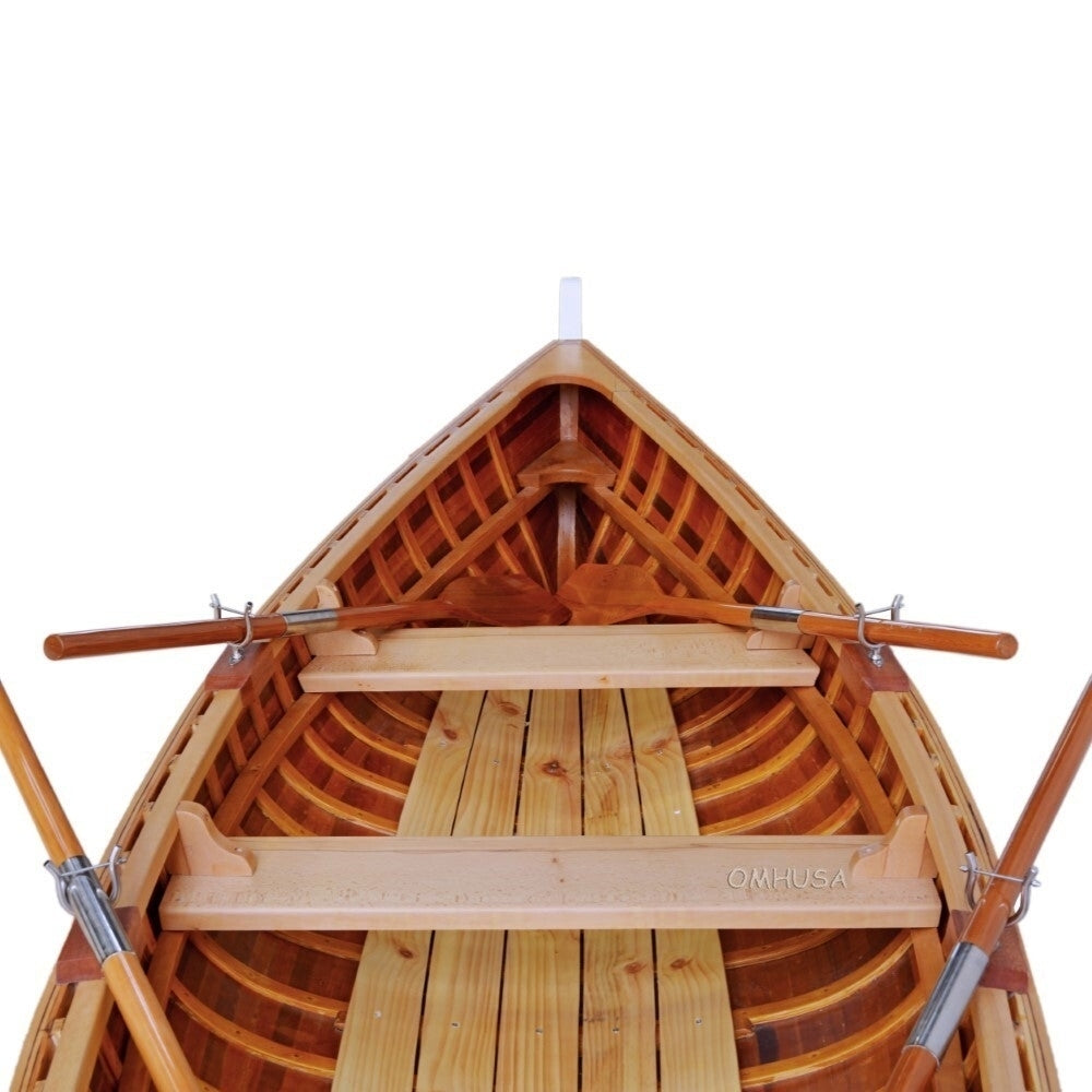 CLINKER BUILT WHITEHALL ROW BOAT 12 FEET | WOODEN BOAT | CANOE | KAYAK | GONDOLA | DINGHY For Wholesale