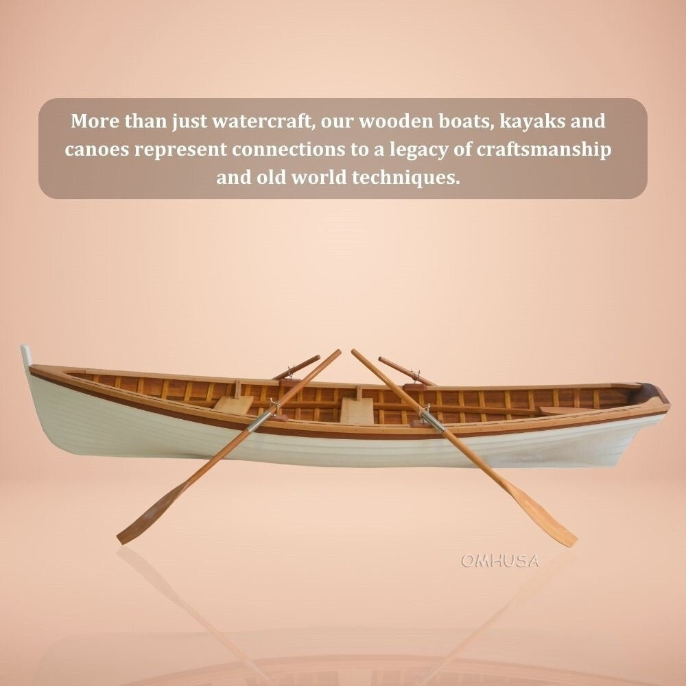 CLINKER BUILT WHITEHALL ROW BOAT 12 FEET | WOODEN BOAT | CANOE | KAYAK | GONDOLA | DINGHY For Wholesale