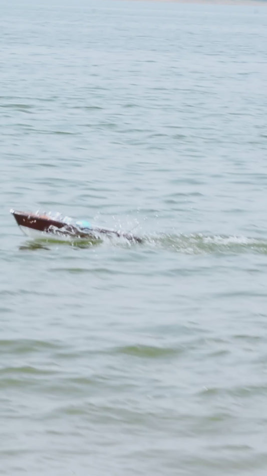 RIVA AQUARAMA MODEL BOAT WITH RC MOTOR MEDIUM | High-quality | Fully Assembled Wooden Model boats For Wholesales