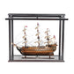 HMS Victory Midsize with Display Case Front Open