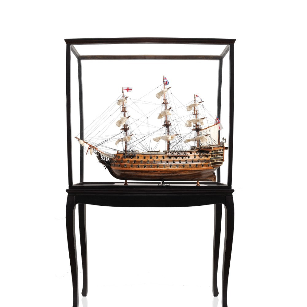 HMS VICTORY MODEL SHIP LARGE WITH FLOOR DISPLAY CASE | High-quality | Fully Assembled Wooden Ship Models