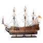 SAN FELIPE LARGE WITH FLOOR DISPLAY CASE | High-quality | Fully Assembled Wooden Ship Models For Wholesale