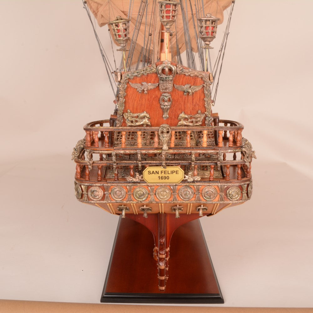 SAN FELIPE MODEL SHIP XL LIMITED EDITION | High-quality | Fully Assembled Wooden Ship Models For Wholesale