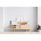 AMERICA Model Yacht Small | Partially Assembled Wooden Yacht Model For Wholesale